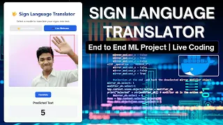 How I Built a Sign Language to Text Translator Computer Vision Machine Learning Project
