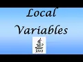 Local Variable Types of Variables in Java 4 Java World