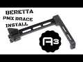 How To A3 Industries Beretta PMX Brace Install