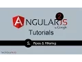 Angular 2 Tutorial 5 - Pipes and Filtering