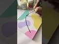 Paint with me Abstract mini canvas painting