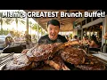 INSIDE Miami s GREATEST All You Can Eat TOMAHAWK STEAK Seafood BRUNCH BUFFET