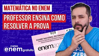 MATEMÁTICA NO ENEM: professor Lucas Borguezan  ensina como resolver as questões na prova
