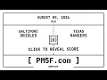 Baltimore Orioles BAL Texas Rangers TEX MLB Final Box Score AUGUST 09 2026