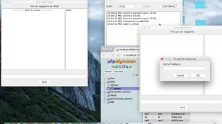 Simple multi-user GUI chat application demo