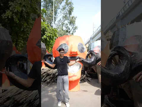 I Tried Building a Giant Ravan for Dussehra