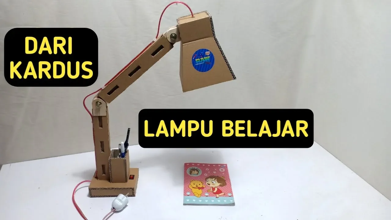 DIY Membuat Lampu Meja dari Pipa PVC