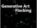 Processing Generative Art Flocking Swarms
