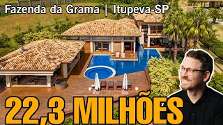 Casa de CAMPO LUXUOSA com estilo PRAIANO 📍 Fazenda da Grama - SP