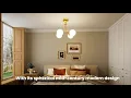 Modern Gold Sputnik Ceiling Light Stylish Ambient Lighting for Your Home