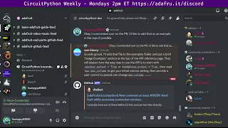 CircuitPython Weekly Meeting for August 25 2025 circuitpython