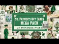 NEW Digital l St Patrick s Day Cards l MEGA PACK