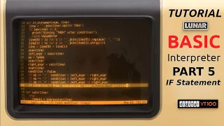 Programming a BASIC Interpreter in Python IF Statement