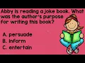 Author s purpose mini lesson
