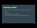 Unsupervised Deep Learning in Python Introduction and Outline