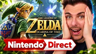 ZELDA NINTENDO DIRECT : OCARINA OF TIME EST INCROYABLE 😱 ANNONCES, CONSOLE & GAMEPLAY DES 40 ANS !