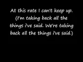 Underoath-Writing on the walls lyrics