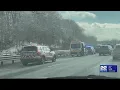 Three-car crash closes left lane on I-91 South in Springfield