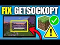 How To Fix Minecraft Connection Timed Out Error Getsockopt