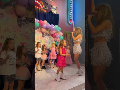 When Taylor Swift comes to your birthday!