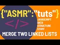 ASMR CODING zip two linked lists JS whispering typing sounds