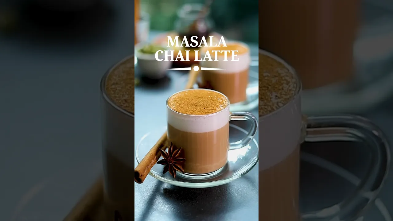 Make every morning magical with Masala Chai Latte! #Shorts #YoutubeShorts