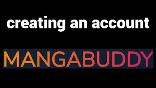 How to create an account on the MangaBuddy website