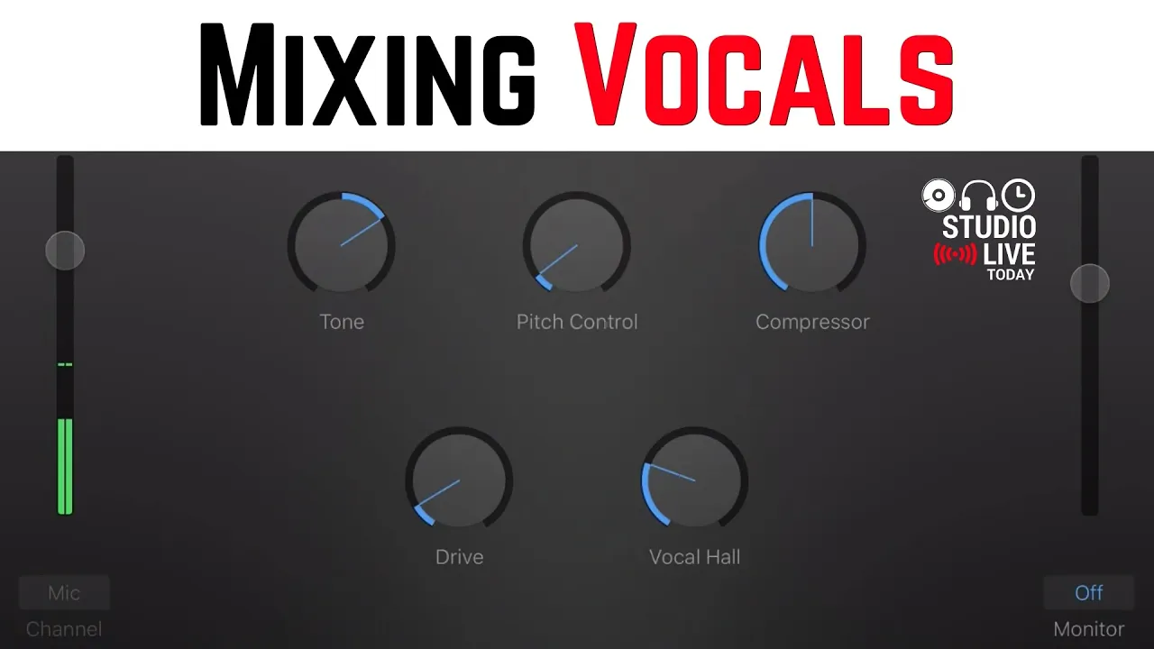 How to mix vocals in GarageBand iOS (iPhone/iPad)