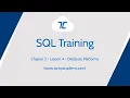 Tansy SQL Course Database Platforms Chapter 2 Lesson 4