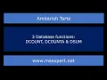Database functions in Excel DCOUNT DCOUNTA DSUM
