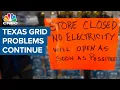 Millions of Texans face power outages as grid problems continue