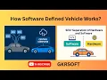 How Software Defined Vehicle SDV Works Future of Automotive Explained AUTOSAR SDV