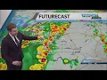 Tracking potential severe weather moving into Charlotte area Monday morning