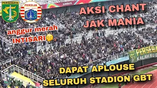 Download BONEK kasih Aplouse Aksi Chant JAK MANIA di Stadion Bung Tomo | Persebaya vs Persija MP3