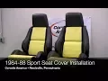 1984-1988 C4 Corvette Sport Seat Cover Installation by Corvette America