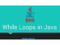 28 While Loop in Java