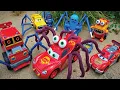 Download Lagu Upgrade RC LIGHTNING MCQUEEN EATER Monster Percy Spider, Tayo Laba-laba Hantu, Monster Truck Spider