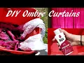 DIY Ombre Curtains Using Rit dye