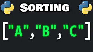 Python SORTING is easy sort of