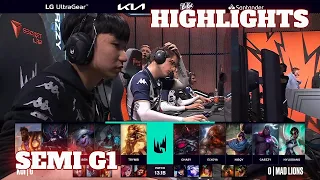 KOI vs MAD - Game 1 Highlights | Semi Final LEC Winter 2023 Playoffs | Mad Lions vs KOI G1