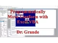 Programmatically Move a Userform with Excel VBA