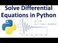 Solve Differential Equations in Python by Using odeint SciPy Function
