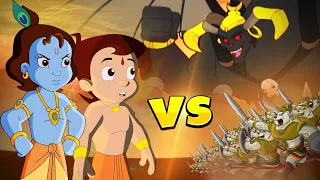 chhota bheem aur krishna vs kirmadas epic battle videos for kids
