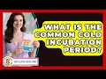 What Is The Common Cold Incubation Period - Child Illness Disease Guide