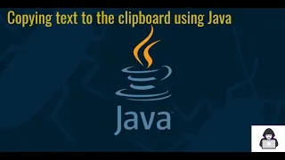 Copying text to the clipboard using Java Java swing
