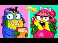 Download Lagu 💄 Ava's First Day of School ✨🎒 | Morning Routine | From Nerd to Popular Hacks