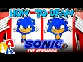 How To Draw Sonic From Sonic The Hedgehog Movie