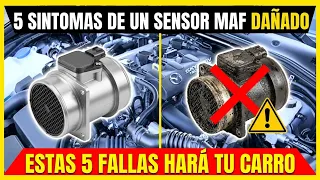 5 SINTOMAS De Un SENSOR MAF De FLUJO De AIRE Dañado ⚠️ESTO HARÁ TU CARRO🔥