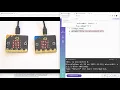 microbit Python Editor V3 WebUSB Tests for Two microbits