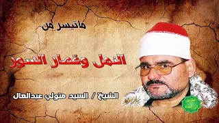 الشيخ السيد متولي عبدالعال ماتيسر من النمل وقصار السور 